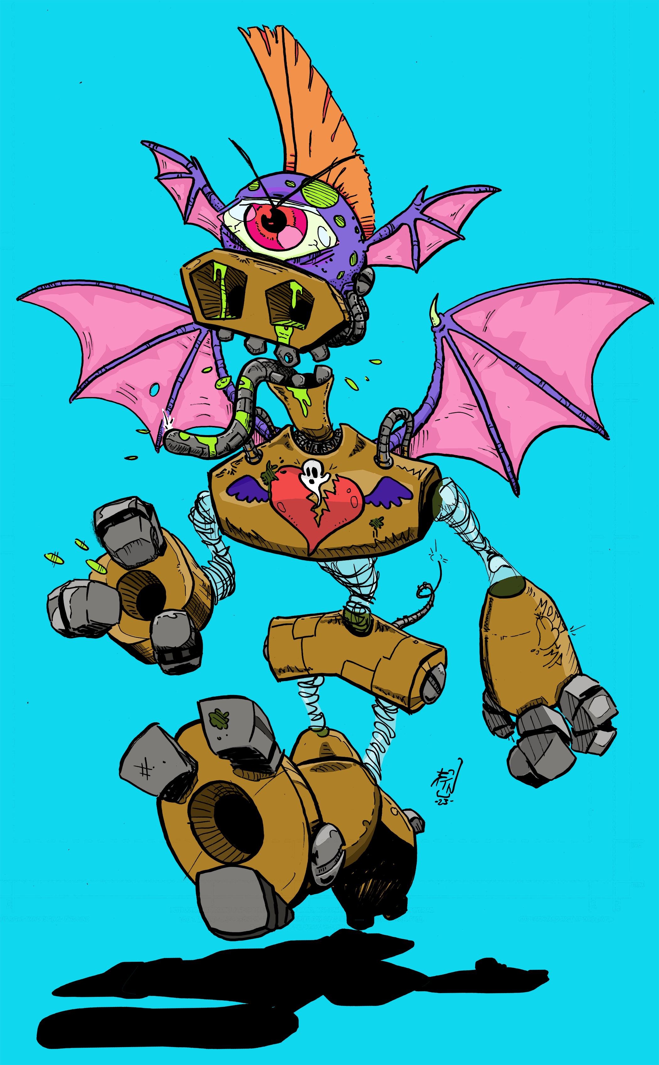Sickotron - Puggles Robot from Sick Fiction Podcast